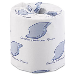COU ** Bath Tissue, Individually Wrapped, 2-Ply, 500 Sheets/Roll, White