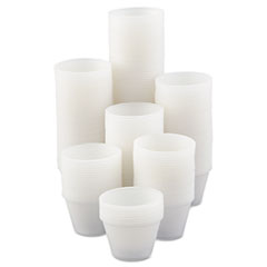 COU ** Plastic Souffl Portion Cups, 4oz, Translucent, 250/Bag
