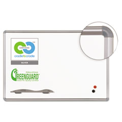 Best-Rite Green Rite Dry Erase Board, 96 x 48, White, Silver Frame