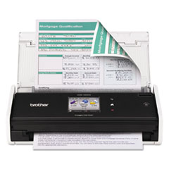Brother ADS1500W Wireless Compact Scanner, 600 x 600 dpi, 20 Sheet Automatic Feeder