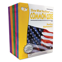 Show What You Know Common Core Assessment Reference Kit, Math/Reading, Grades 3-8, 2040 Pages