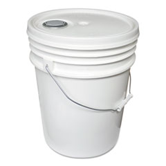MotivationUSA Utility Bucket, Polyethylene, 5gal, White