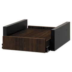 HON Hospitality Cabinet Sliding Shelf, 16-3/8w x 20d x 6h, Columbian Walnut