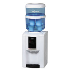 Avanti ZeroWater Dispenser with Filtering Bottle, 5 gal, Clear/White/Blue