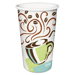 Dixie * PerfecTouch Paper Hot Cups, 16 oz, Coffee Haze, 140 per Carton