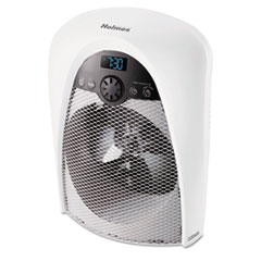 Holmes * 1500W Bathroom Heater Fan, Plastic Case, 8 16/25 x 6 81/100 x 11 9/50, White