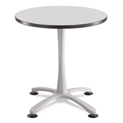 Safco * Cha-Cha Sitting Height Table Base, X-Style, Steel, 29" High, Silver