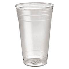 MotivationUSA * Ultra Clear PETE Cold Cups, 24 oz, Clear, 50/Sleeve, 12 Sleeves/Carton