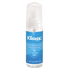 COU ** KLEENEX Moisturizing Foam Hand Sanitizer, 1.5 oz, Clear, 24/Carton