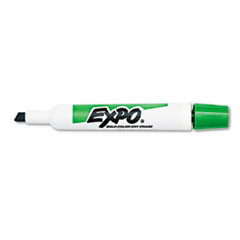 COU ** Dry Erase Marker, Chisel Tip, Green, Dozen