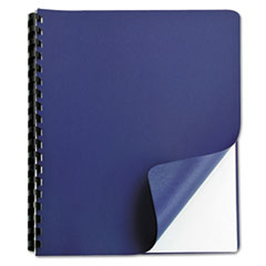 COU ** Grain Binding Covers, 11-1/4 x 8-3/4, Embossed Texture, Navy Blue, 25/