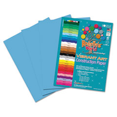 COU ** Heavyweight Construction Paper, 58 lbs., 9 x 12, Turquoise, 50 Sheets/
