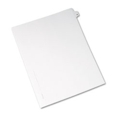 COU ** Allstate-Style Legal Side Tab Divider, Title: 49, Letter, White, 25/Pa