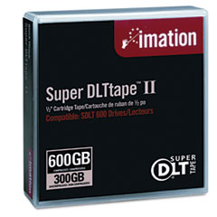 COU ** 1/2" Super DLT II Cartridge, 2066ft, 300GB Native/600GB Comp. Cap