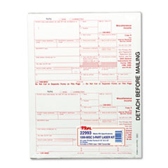 cou coutop22993 irs approved 1099 tax form 8 x 5 1 2 five part