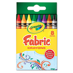 COU ** Fabric Crayons, 8 Colors/Box