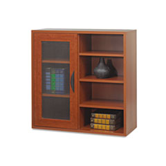 COU ** Aprs Single-Door Cabinet w/Shelves, 29-3/4w x 11-3/4d x 29-3/4h, Cherr