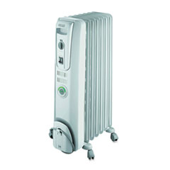 COU ** ComforTemp Oil-Filled Radiator, Off-White, 13.8 x 9.1 x 25.2