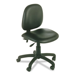 COU ** Cava Collection Task Chair, Black Frame, Black Vinyl