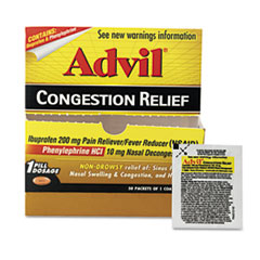 COU ** Congestion Relief, 1 per Pack, 50 Packs/Box