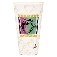COU ** Hot Cups, Paper, 20 oz., Coffee Dreams Design, 25/Pack