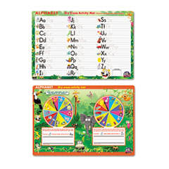 COU ** SpinnerZ Dry Erase Learning Mat, Letters