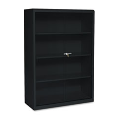 COU ** Executive Steel Bookcase W/ Glass Doors, 3 Shelves, 36w x 15d x 42h, B