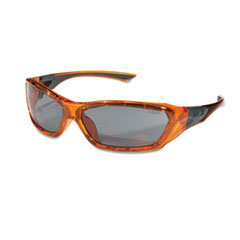 COU ** ForceFlex Safety Glasses, Orange Frame, Gray Lens