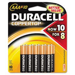 COU ** CopperTop Alkaline Batteries with Duralock Power Preserve Technology,