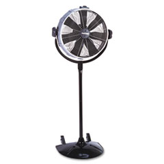COU ** 20" Three-Speed CVT Performance Pedestal Fan, Metal/Plastic, Black
