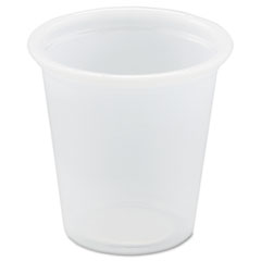 SOLO Cup Company Polystyrene Portion Cups, .75oz, Translucent, 250/Bag, 20 Bags/Carton