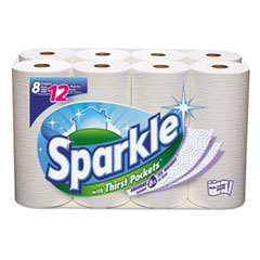 Sparkle Pick-A-Size Perforated Paper Towel Rolls, 2-Ply, 11 x 5 1/2, 8 Rolls/Pack
