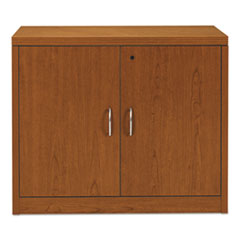 HON 11500 Series Valido Storage Cabinet w/Doors, 36w x 20d x 29-1/2h, Bourbon Cherry