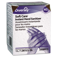 MotivationUSA Soft Care Instant Hand Sanitizer, 1000mL Cartridge, Clear, Citrus Scent, 12/CT