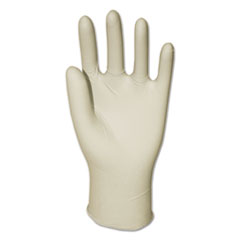 COU Latex General-Purpose Gloves, Powdered, Large, Clear, 4 mil, 1000/Carton