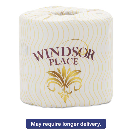 COU Windsor Place Premium Bathroom Tissue, 2-Ply, 4 1/2 x 4, 500/Roll,80 Roll/Crtn