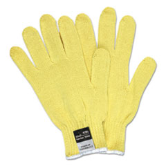 MotivationUSA 9370 Dupont Kevlar String Knit Gloves, 7 gauge, Yellow, Medium, 1 dozen