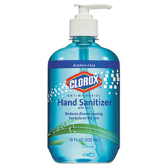 COU Antimicrobial Hand Sanitizer with Aloe, Blue, 18 oz Pump Bottle, 12/Carton