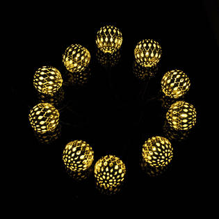 Vandue Solarledglobes Modern Home Solar Led String Lights Moroccan Vandue Modern Home Solar Led String Lights Moroccan Metal Globe Lanterns 1