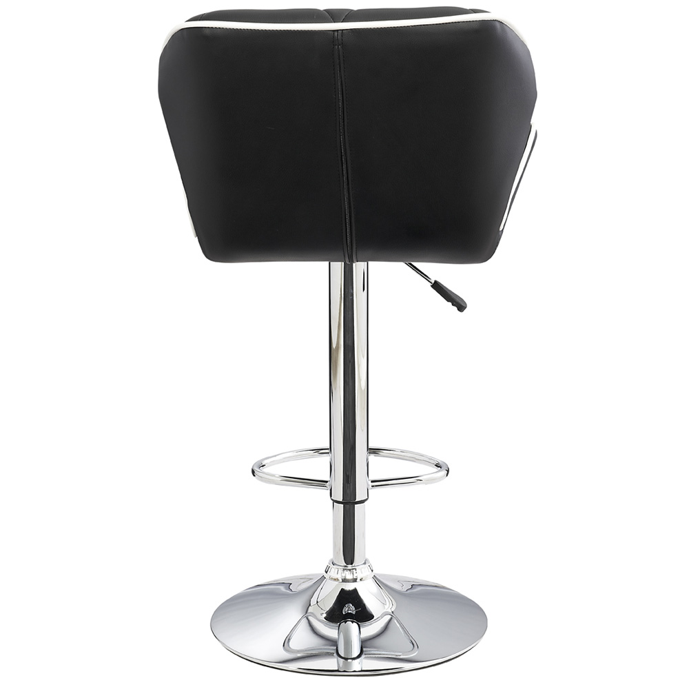 Vandue Set Of 2 Der Contemporary Adjule Barstool Whiteline