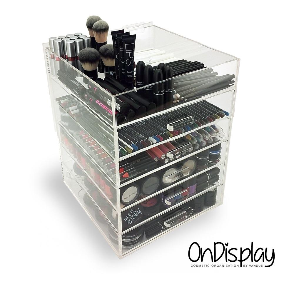 Vandue Corporation OnDisplay 7 Tier Acrylic Cosmetic/Makeup Organizer