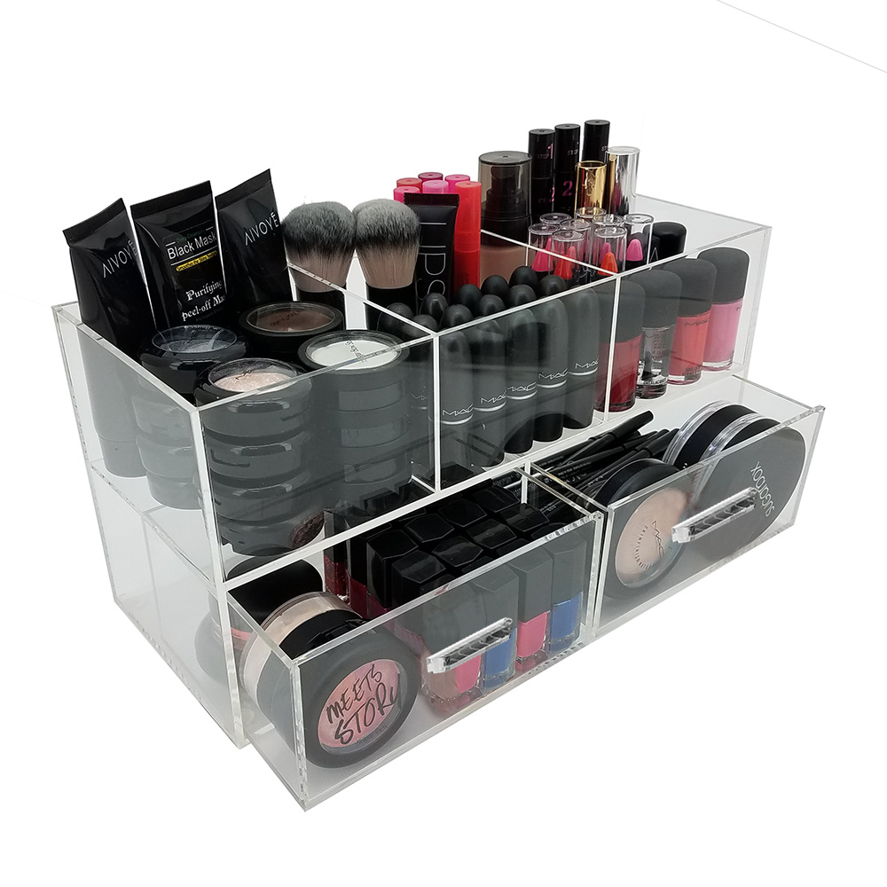 OnDisplay Andrea Deluxe Acrylic Cosmetic/Jewelry Organization Station