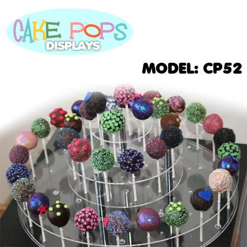 Vandue Cake Pops Acrylic Display Stand - 3 Tiered Rack CP52