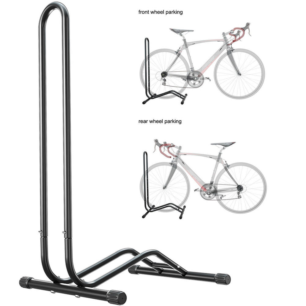 Vandue Universal Freestanding Bicycle Parking Stand - Fits Road/Mountain Bikes - Indoor/Outdoor