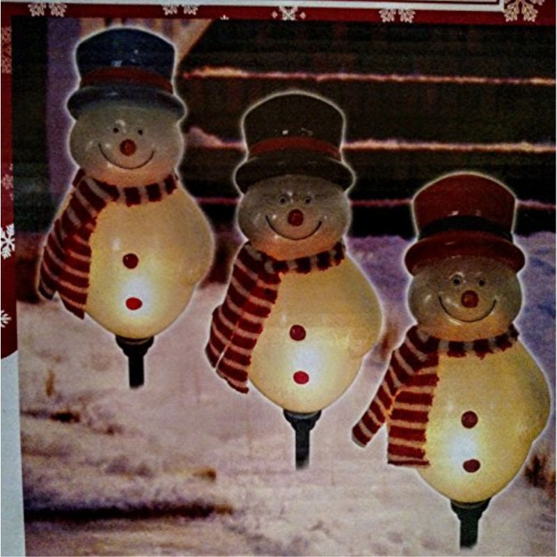 nantucket distribution 3 ct pre lit snowman pathway markers christmas yard decoration indoor outdoor - Indoor Snowman Christmas Decorations nantucket distribution 3 ct pre lit snowman pathway markers christmas yard decoration indoor outdoor - Indoor Snowman Christmas Decorations