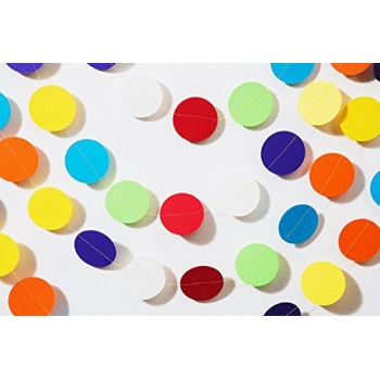 Boston Creative Company Rainbow Garland Paper Garland Birthday