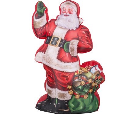 Gemmy Airblown Inflatable Photorealistic Santa Claus Standing Next To A Sack Of Presents Holiday Yard Decorations 7 Foot Tall Gemmy Airblown Inflatable Photorealistic Santa Claus Standing Next To A Sack Of Presents Holiday Yard Decorations 7 Foot Tall