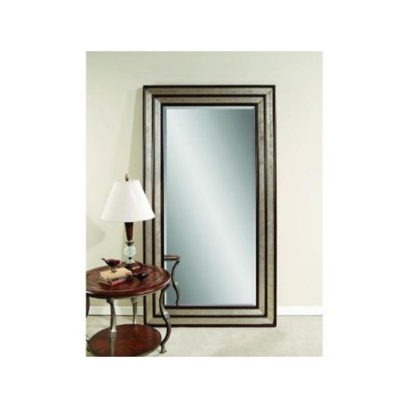 Bassett Mirror Company M2824bec Cyrus Leaner Bassett Mirror Company M2824bec Cyrus Leaner Silver Merlot