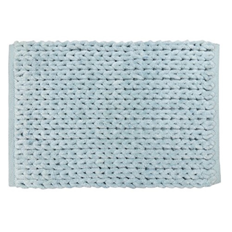 Park B Smith Chenille Knit Cotton Bath Rug 24 By 40 Inch Aquamarine Park B Smith Chenille Knit Cotton Bath Rug 24 By