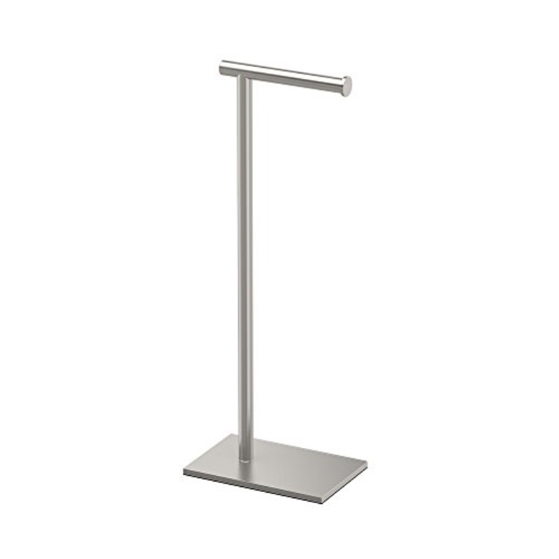 Gatco 1431sn Modern Square Base Toilet Paper Holder Stand Satin Gatco 1431sn Modern Square Base Toilet Paper Holder Stand Satin Nickel 22 25 H